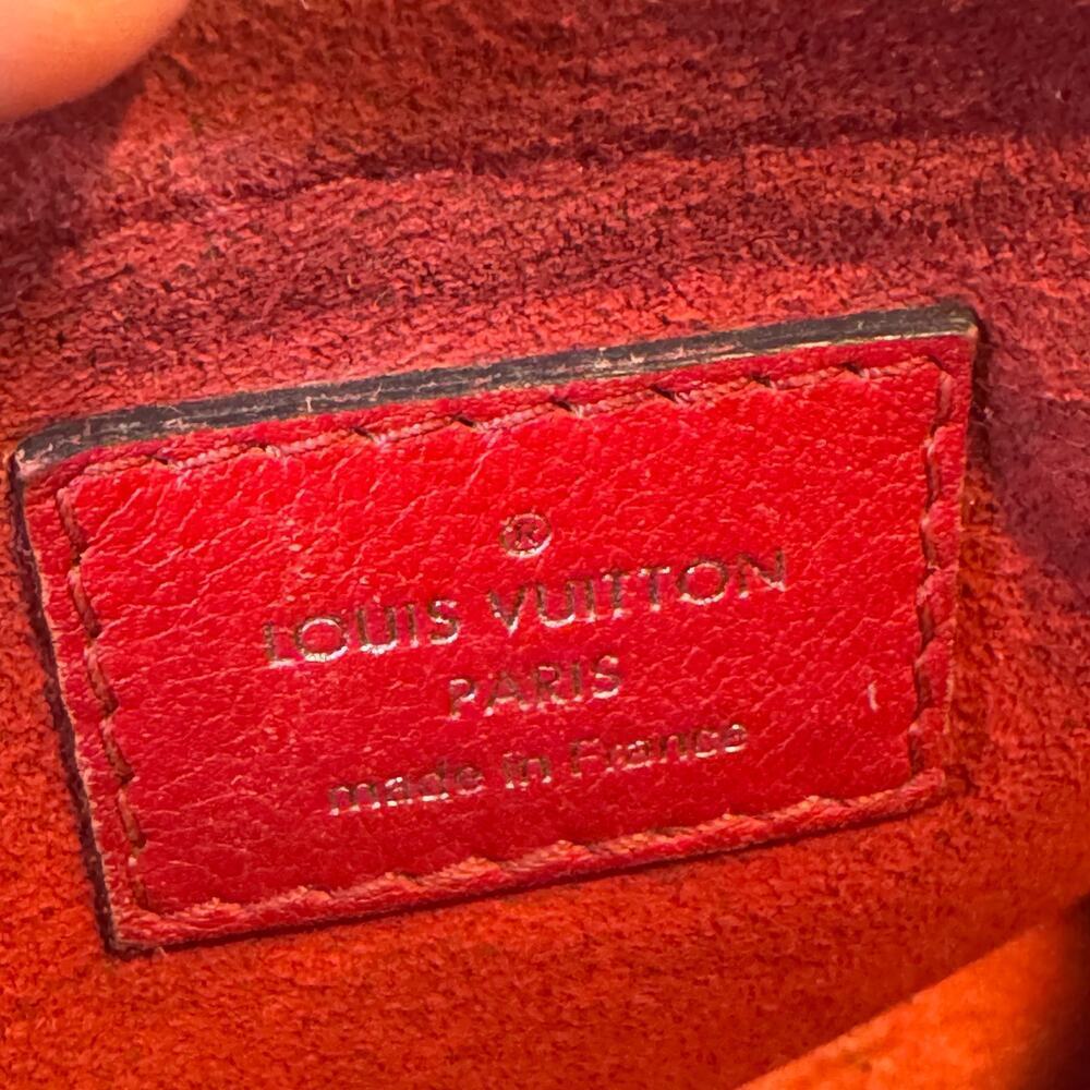 Louis Vuitton Red Lock Me Flap Crossbody Shoulder Bag SHW AR4128 Authentic CoA‎ - Picture 4 of 12